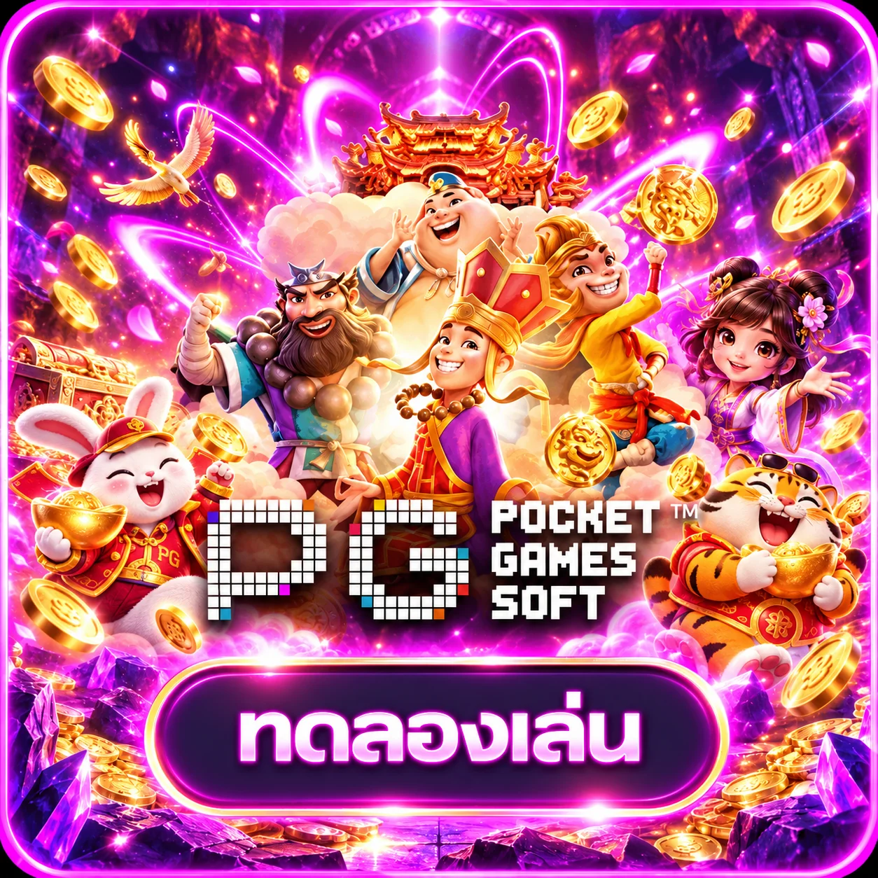 การ์ดทดลองเล่น PG Soft