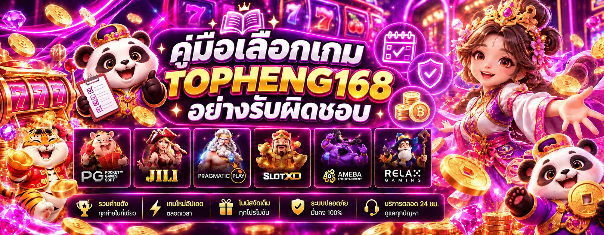 TOPHENG168 คู่มือเลือกเกมและตั้งงบอย่างรับผิดชอบ